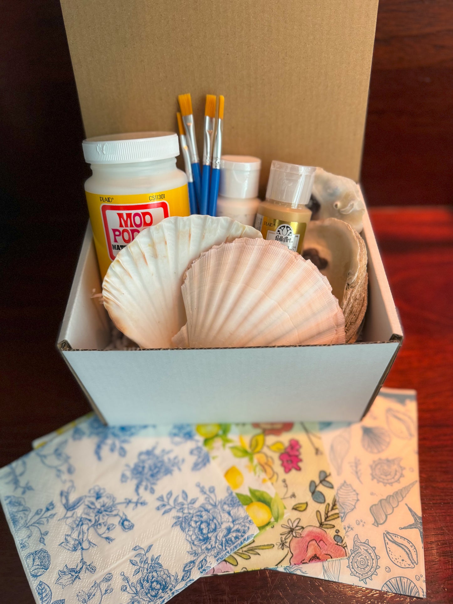 Seashell Dish In a Box